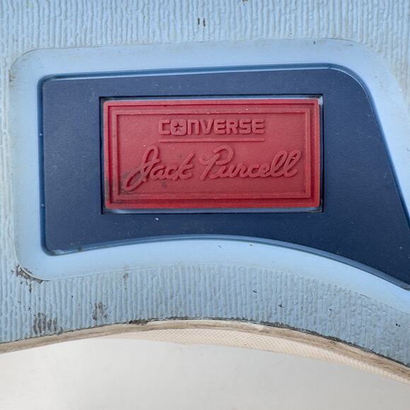 Converse Jack Purcell OX Tenisi Shoes Unisex Size 10M/11.5W Blue Cap Toe 142680C - Picture 9 of 10